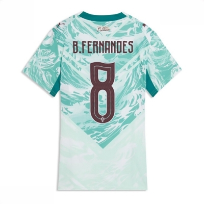Portugal Bortedrakt VM 2026 Dame Bruno Fernandes #8 Kortermet Fotballdrakt
