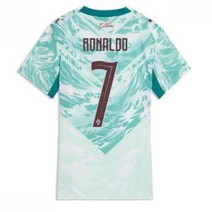 Portugal Bortedrakt VM 2026 Dame Cristiano Ronaldo #7 Kortermet Fotballdrakt