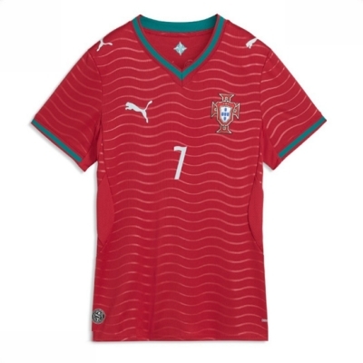 Portugal Hjemmedrakt VM 2026 Dame Cristiano Ronaldo #7 Kortermet Fotballdrakt - Bilde 2