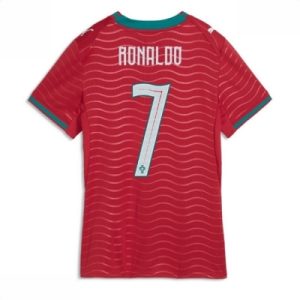 Portugal Hjemmedrakt VM 2026 Dame Cristiano Ronaldo #7 Kortermet Fotballdrakt