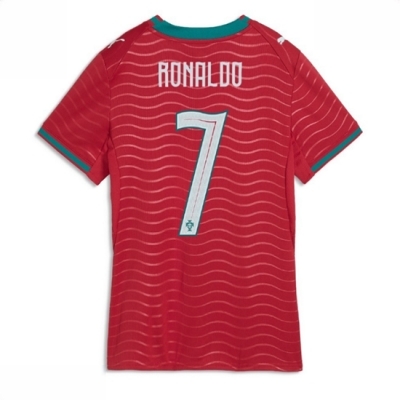Portugal Hjemmedrakt VM 2026 Dame Cristiano Ronaldo #7 Kortermet Fotballdrakt