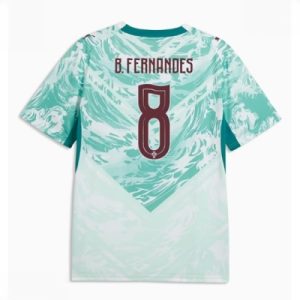 Portugal bortedrakt VM 2026 herre Bruno Fernandes #8 kortermet fotballdrakt