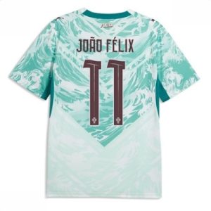 Portugal bortedrakt VM 2026 herre Joao Felix #11 kortermet fotballdrakt