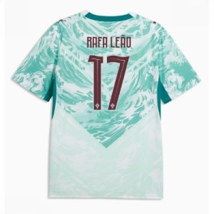 Portugal bortedrakt VM 2026 herre Rafael Leao #17 kortermet fotballdrakt