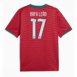 Portugal hjemmedrakt VM 2026 herre Rafael Leao #17 kortermet fotballdrakt