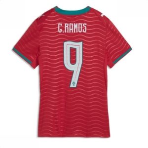 Portugal Hjemmedrakt VM 2026 Dame Goncalo Ramos #9 Kortermet Fotballdrakt
