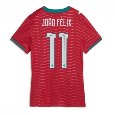 Portugal Hjemmedrakt VM 2026 Dame Joao Felix #11 Kortermet Fotballdrakt