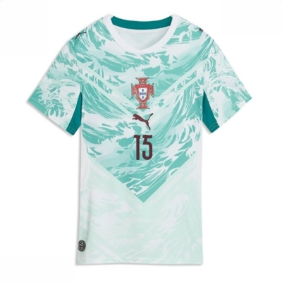 Portugal Bortedrakt VM 2026 Dame Joao Neves #15 Kortermet Fotballdrakt - Bilde 2