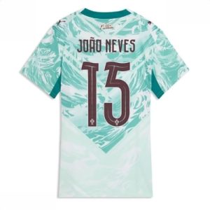 Portugal Bortedrakt VM 2026 Dame Joao Neves #15 Kortermet Fotballdrakt
