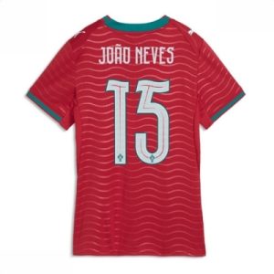 Portugal Hjemmedrakt VM 2026 Dame Joao Neves #15 Kortermet Fotballdrakt