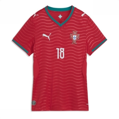 Portugal Hjemmedrakt VM 2026 Dame Pedro Neto #18 Kortermet Fotballdrakt - Bilde 2