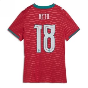 Portugal Hjemmedrakt VM 2026 Dame Pedro Neto #18 Kortermet Fotballdrakt