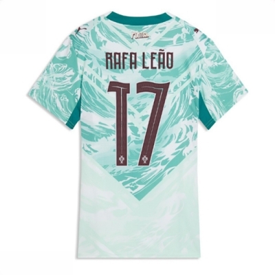 Portugal Bortedrakt VM 2026 Dame Rafael Leao #17 Kortermet Fotballdrakt