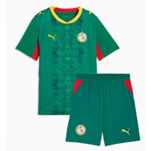Senegal VM 2026 Bortedraktsett Barn Kortermet Fotballdrakt