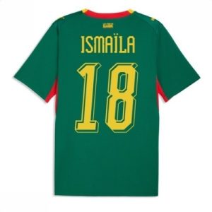 Senegal bortedrakt VM 2026 herre Ismaila Sarr #18 kortermet fotballdrakt