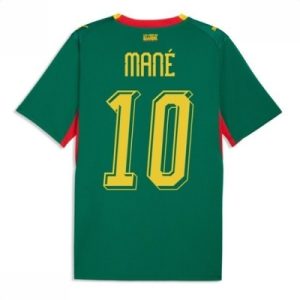 Senegal bortedrakt VM 2026 herre Sadio Mane #10 kortermet fotballdrakt