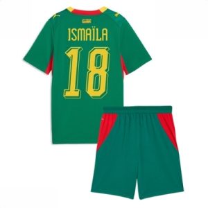 Senegal VM 2026 Bortedraktsett Barn Ismaila Sarr #18 Kortermet Fotballdrakt
