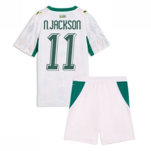 Senegal VM 2026 Hjemmedraktsett Barn Nicolas Jackson #11 Kortermet Fotballdrakt