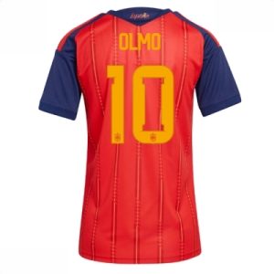 Spania Hjemmedrakt VM 2026 Dame Dani Olmo #10 Kortermet Fotballdrakt