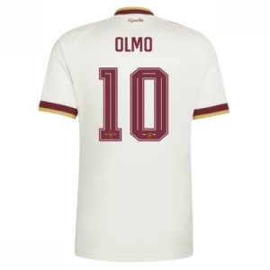 Spania bortedrakt VM 2026 herre Dani Olmo #10 kortermet fotballdrakt