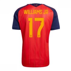 Spania hjemmedrakt VM 2026 herre Nico Williams #17 kortermet fotballdrakt