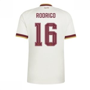 Spania bortedrakt VM 2026 herre Rodri Hernandez #16 kortermet fotballdrakt