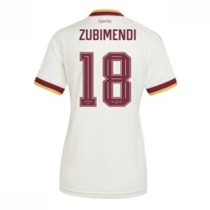 Spania Bortedrakt VM 2026 Dame Martin Zubimendi #18 Kortermet Fotballdrakt