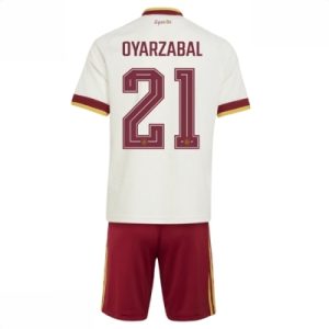 Spania VM 2026 Bortedraktsett Barn Mikel Oyarzabal #21 Kortermet Fotballdrakt
