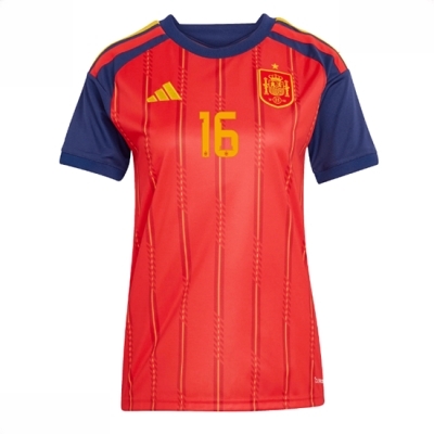 Spania Hjemmedrakt VM 2026 Dame Rodri Hernandez #16 Kortermet Fotballdrakt - Bilde 2