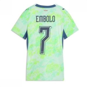 Sveits Bortedrakt VM 2026 Dame Breel Embolo #7 Kortermet Fotballdrakt