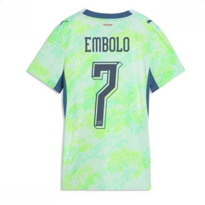 Sveits Bortedrakt VM 2026 Dame Breel Embolo #7 Kortermet Fotballdrakt