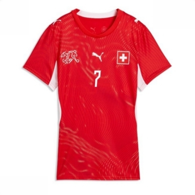 Sveits Hjemmedrakt VM 2026 Dame Breel Embolo #7 Kortermet Fotballdrakt - Bilde 2