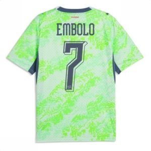 Sveits bortedrakt VM 2026 herre Breel Embolo #7 kortermet fotballdrakt