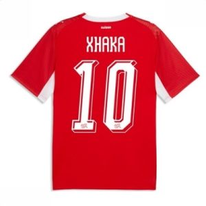 Sveits hjemmedrakt VM 2026 herre Granit Xhaka #10 kortermet fotballdrakt