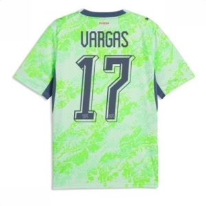 Sveits bortedrakt VM 2026 herre Ruben Vargas #17 kortermet fotballdrakt