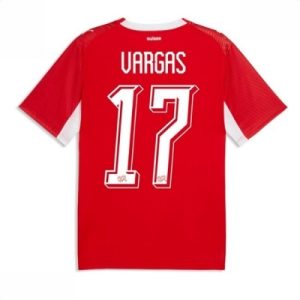 Sveits hjemmedrakt VM 2026 herre Ruben Vargas #17 kortermet fotballdrakt