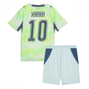 Sveits VM 2026 Bortedraktsett Barn Granit Xhaka #10 Kortermet Fotballdrakt