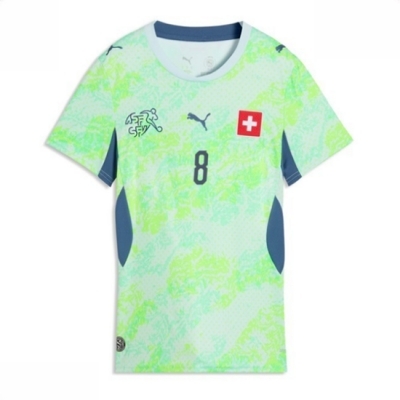 Sveits Bortedrakt VM 2026 Dame Remo Freuler #8 Kortermet Fotballdrakt - Bilde 2