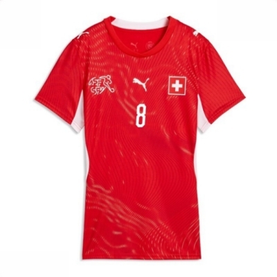 Sveits Hjemmedrakt VM 2026 Dame Remo Freuler #8 Kortermet Fotballdrakt - Bilde 2