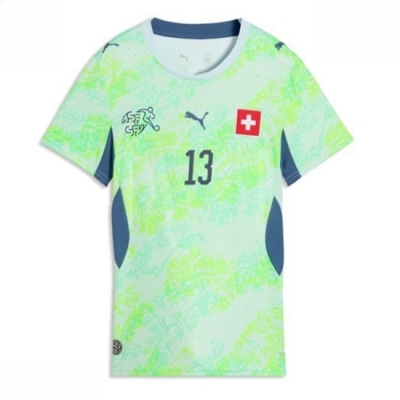 Sveits Bortedrakt VM 2026 Dame Ricardo Rodriguez #13 Kortermet Fotballdrakt - Bilde 2