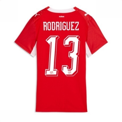 Sveits Hjemmedrakt VM 2026 Dame Ricardo Rodriguez #13 Kortermet Fotballdrakt