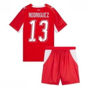 Sveits VM 2026 Hjemmedraktsett Barn Ricardo Rodriguez #13 Kortermet Fotballdrakt