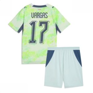Sveits VM 2026 Bortedraktsett Barn Ruben Vargas #17 Kortermet Fotballdrakt