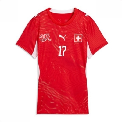 Sveits Hjemmedrakt VM 2026 Dame Ruben Vargas #17 Kortermet Fotballdrakt - Bilde 2