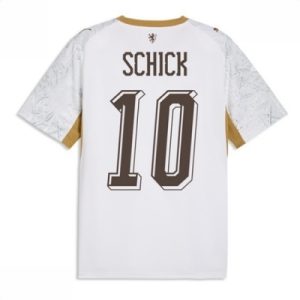 Tsjekkia bortedrakt VM 2026 herre Patrik Schick #10 kortermet fotballdrakt
