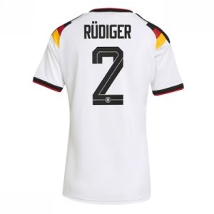 Tyskland Hjemmedrakt VM 2026 Dame Antonio Rudiger #2 Kortermet Fotballdrakt