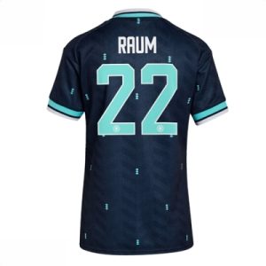 Tyskland Bortedrakt VM 2026 Dame David Raum #22 Kortermet Fotballdrakt
