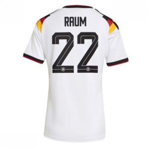Tyskland Hjemmedrakt VM 2026 Dame David Raum #22 Kortermet Fotballdrakt