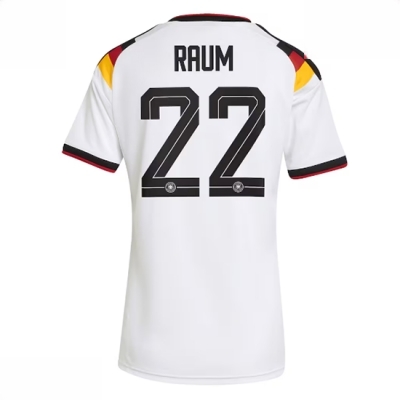 Tyskland Hjemmedrakt VM 2026 Dame David Raum #22 Kortermet Fotballdrakt