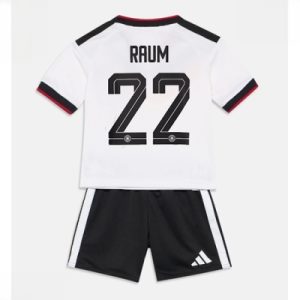 Tyskland VM 2026 Hjemmedraktsett Barn David Raum #22 Kortermet Fotballdrakt